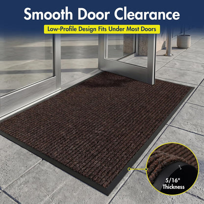 Notrax - 109S0023BR Carpeted Entrance Mat, Brown, 2ft. x 3ft.