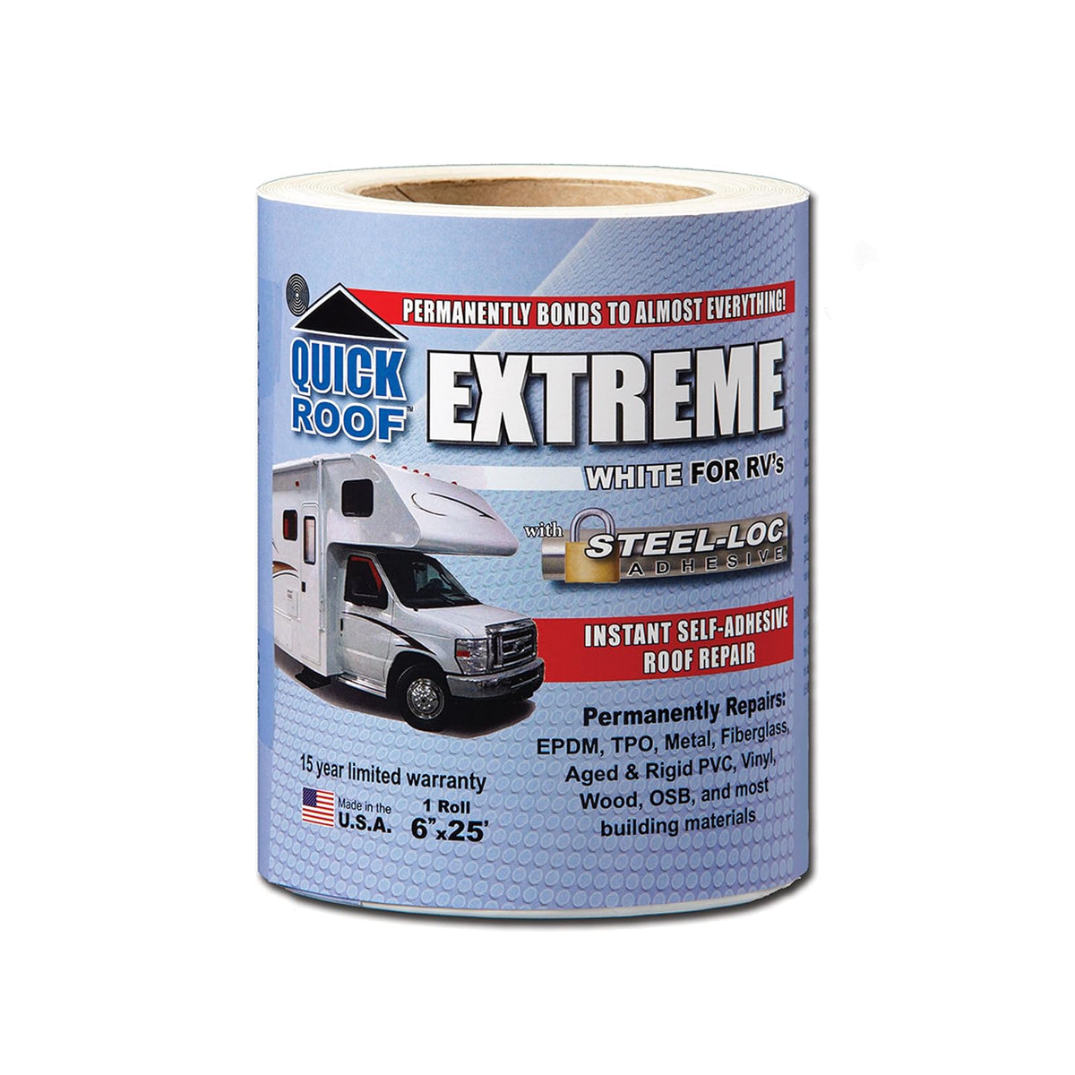 Cofair UBE625 Quick Roof Extreme Blanco 6" x 25'