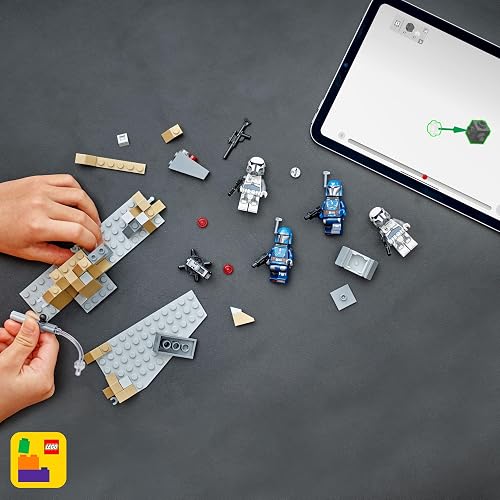 LEGO® Star Wars: The Mandalorian Pack de Combate: Emboscada en Mandalore™ Juguete de construcción Coleccionable, Idea de Regalo para niños y niñas de 6 años o más 75373