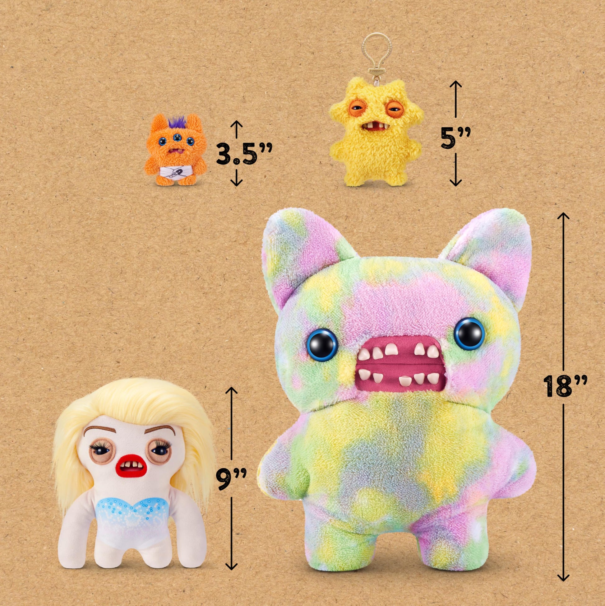 Fuggler Fugg Stars Plush 9" (Fleeting Fartlet)