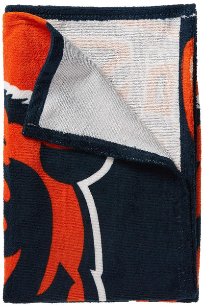 Toalla de playa Zone Read de la NFL, 76 x 152 cm., Azul, 30" x 60"