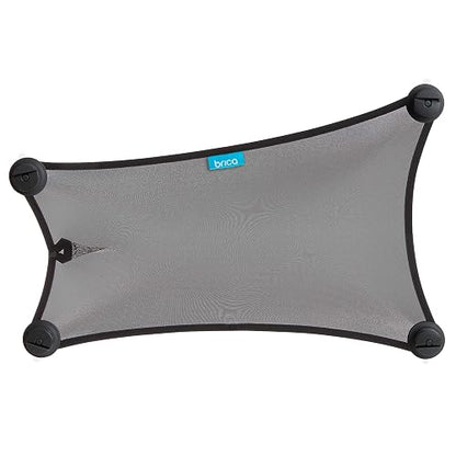 Munchkin Brica Stretch to Fit - Parasol para ventana de automóvil, ayuda a bloquear los rayos UVA/UVB, Negro, 1 Unidad (Paquete de 1)