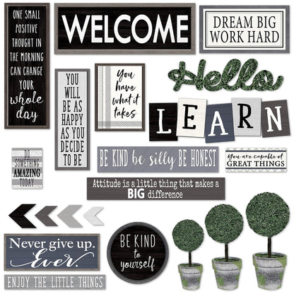 Teacher Created Resources - Juego de tablones de anuncios para decoración de pared (TCR8505)