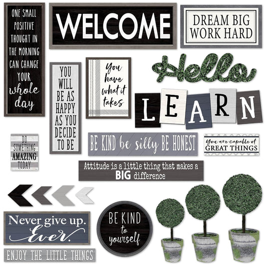 Teacher Created Resources - Juego de tablones de anuncios para decoración de pared (TCR8505)