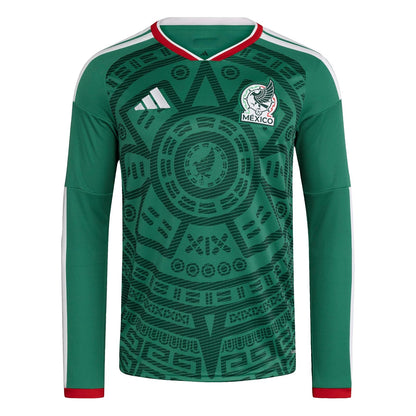 adidas Jersey Local Selección Nacional de México 26 Versión Fan Manga Larga Hombre