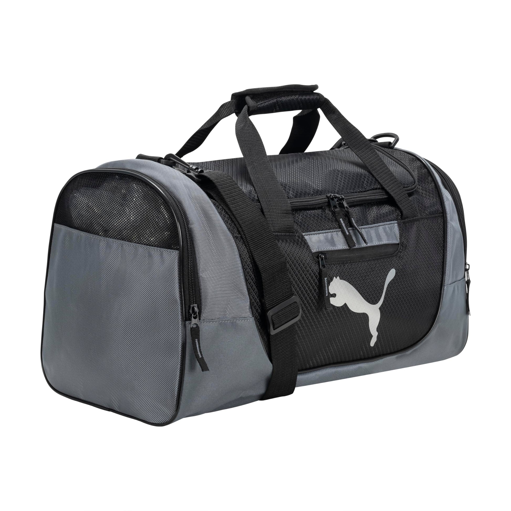 PUMA Evercat Contender Bolsa de lona, Gris/Negro, Talla única