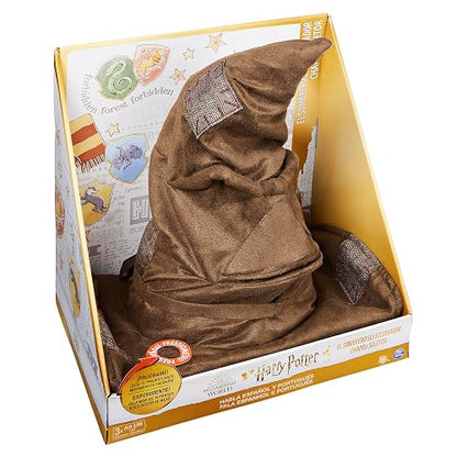 Wizarding World, Sombrero Seleccionador parlante con 15 frases para juegos de simulación de Harry Potter, juguetes para niños a partir de 5 años