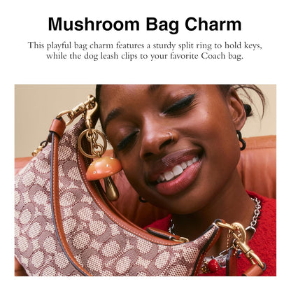 Coach - Bolsa de resina para mujer, diseño de hongos