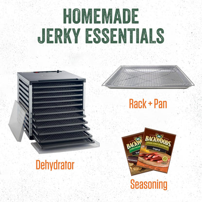 LEM Products Jerky Cannon and Gun Boquilla doble ceca, 2 ranuras Jerky, acero inoxidable