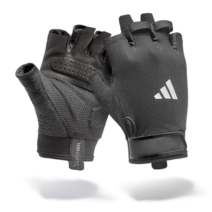 adidas Essential Guantes de Entrenamiento con Cierre de Velcro - XS - Blanco