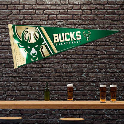 Rico Industries NBA Houston Rockets Retro 12 x 30 pulgadas, fieltro para decoración de pared, ideal para el hogar, la habitación de la cama/la decoración de cueva del hombre