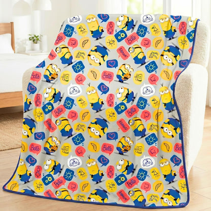 Franco Manta de Felpa Patrulla Canina para Niños - 46 in x 60 in - Minions el ascenso de Gru