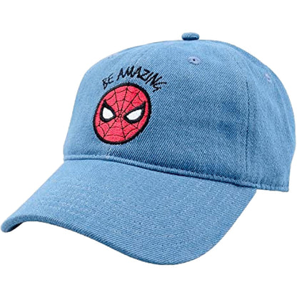 Marvel Spider-Man - Gorro de algodón Ajustable para papá, Gorra de béisbol con ala Curvada