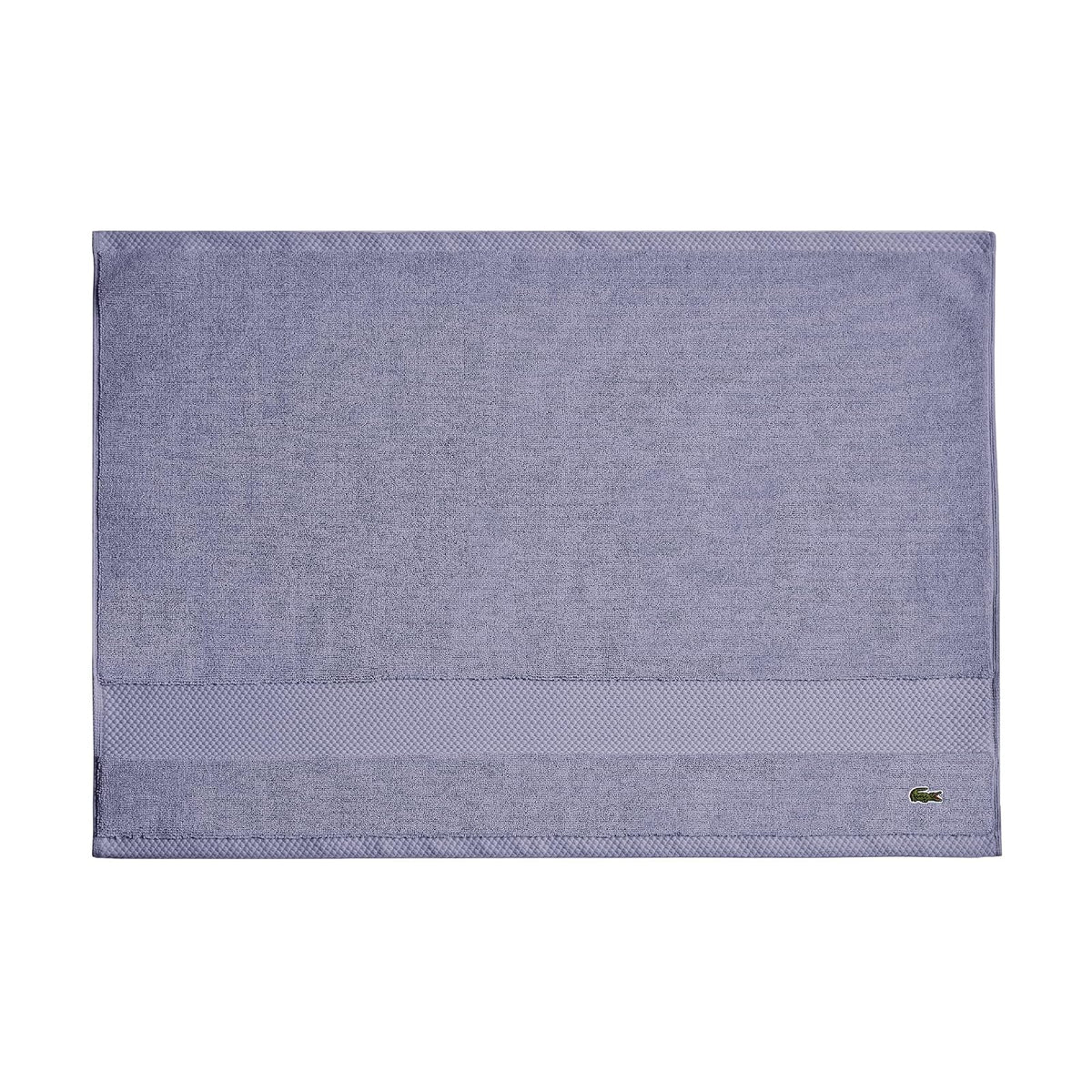 Lacoste Heritage Supima Colección de Toallas y Tapete de Baño - Tub Mat 21x31 - Azul