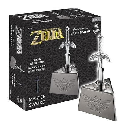 Legend of Zelda Master Sword Hanayama Metal Brain Teaser, Nivel 6 Edades 12+