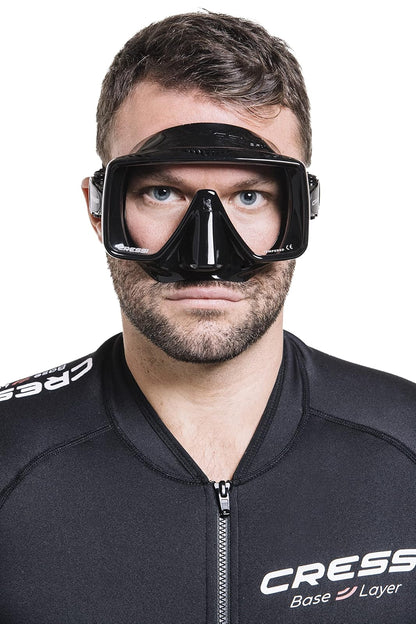 Cressi Máscara de Buceo para Adultos sin Marco: Amplia Visibilidad, Falda de Silicona: SF1: Calidad Desde 1946