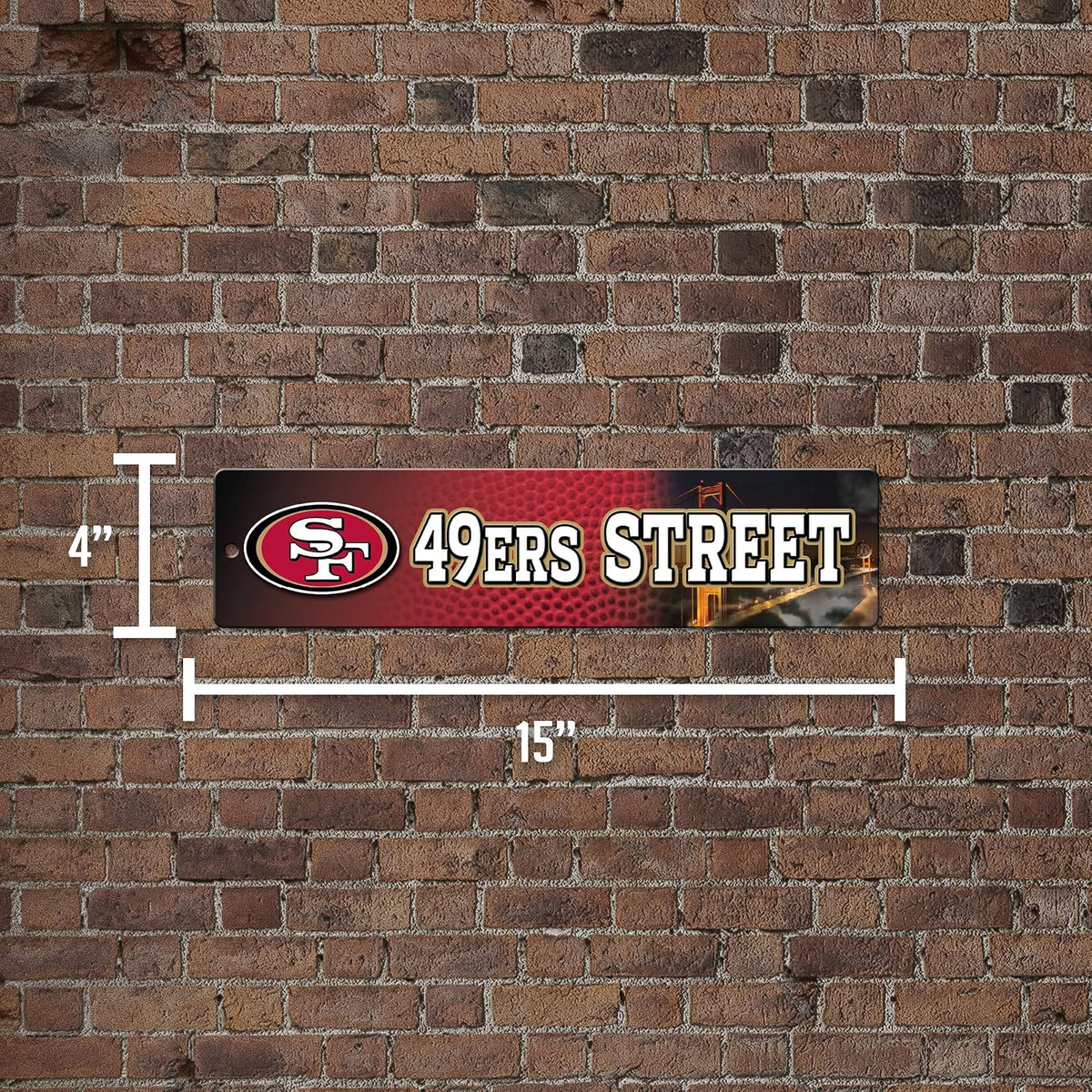 NFL Alta Resolución de plástico placa de calle