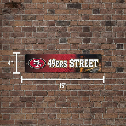 NFL Alta Resolución de plástico placa de calle