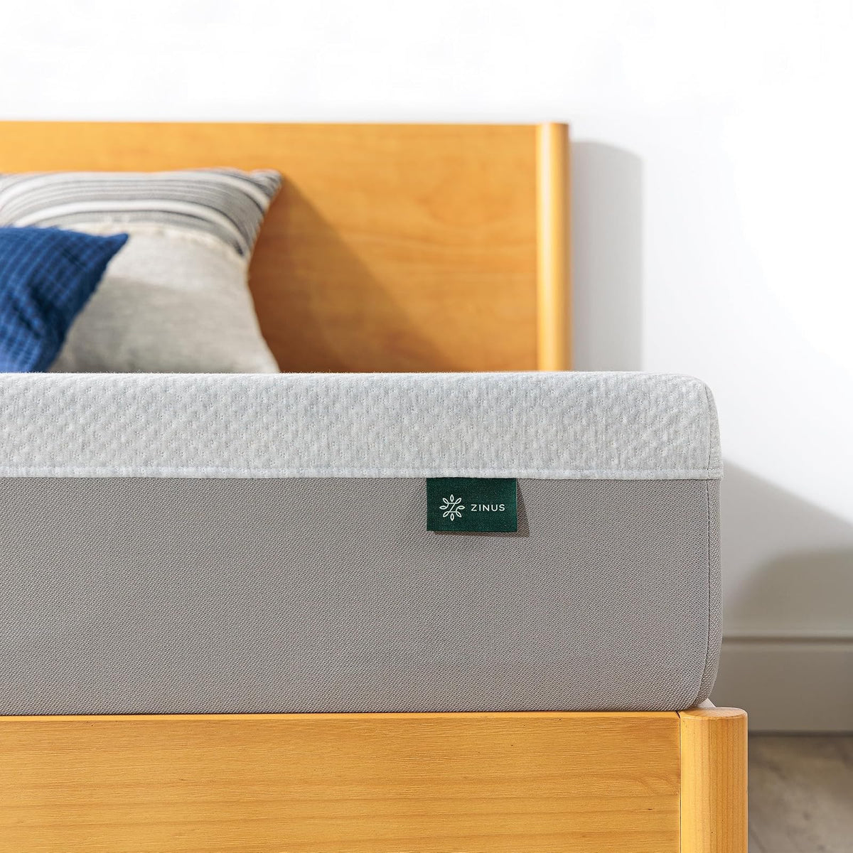 ZINUS - Colchón de Espuma viscoelástica Esencial de té Verde de 8 Pulgadas, Cama en una Caja, colchón asequible, Certificado CertiPUR-US,