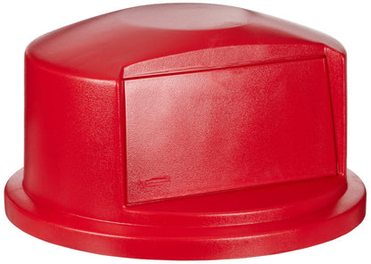 Rubbermaid Commercial Products BRUTE® – Tapa Domo con Ventilación para Contenedor, Puerta de Cierre Automático que Mantiene Alejados Olores e Insectos, Capacidad de 121 L, Rojo FG263788RED