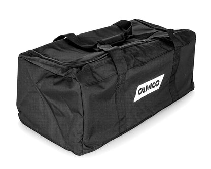 Camco 53246 Bolsa Almacenamiento Multiusos Duradera RV Compartimentos Internos Equipos Estabilización Electricidad Saneamiento Multicolor