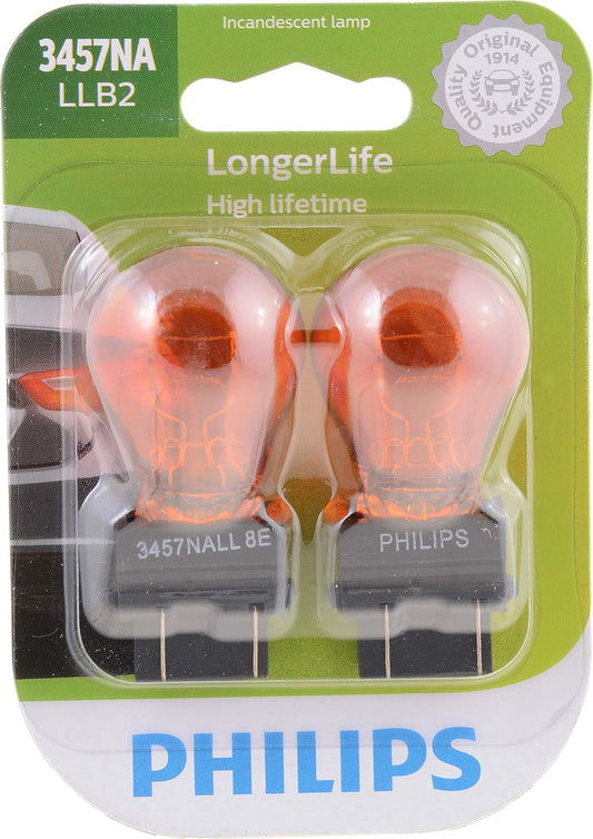 Philips 3457NA LongerLife - Bombilla miniatura (2 unidades)