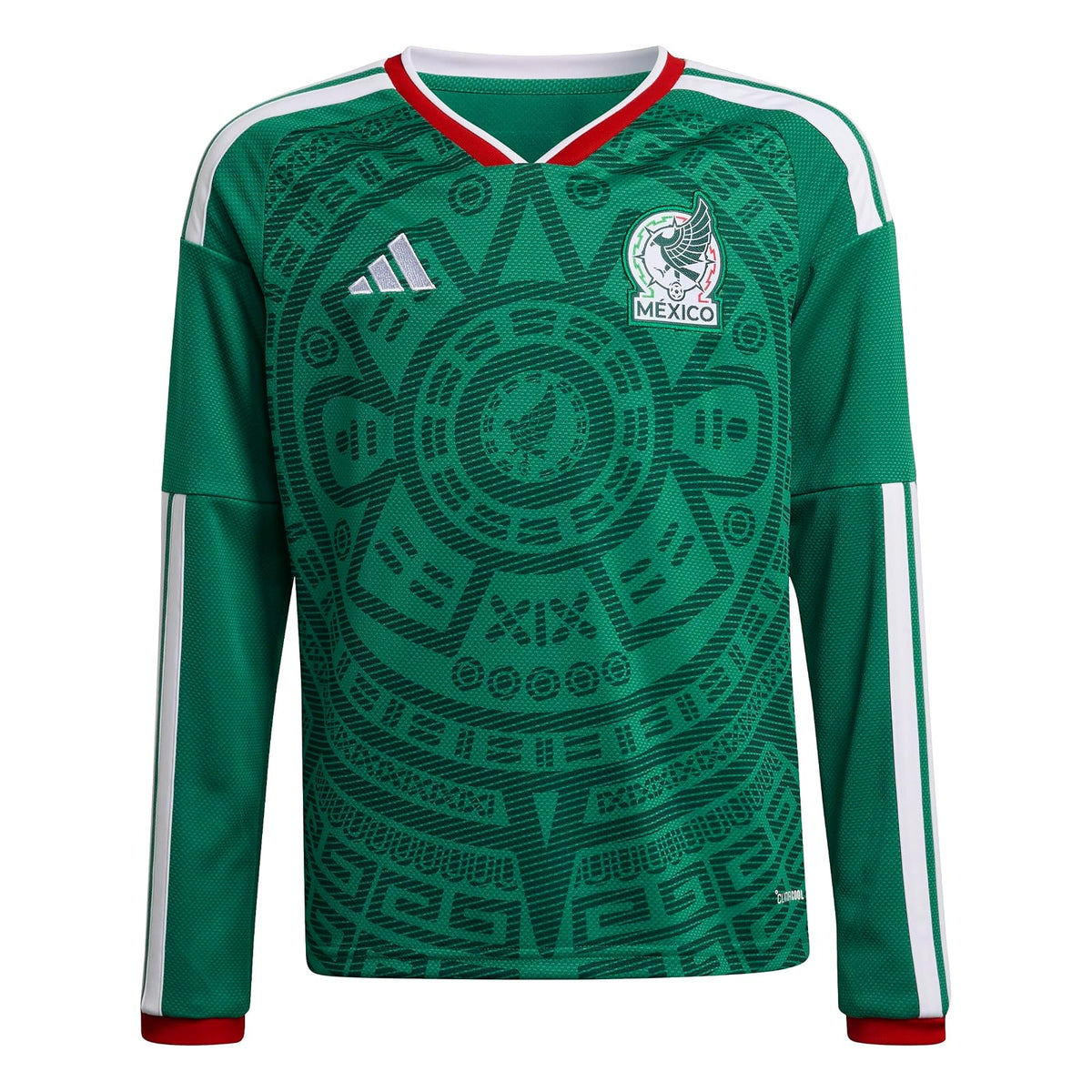 adidas Jersey Local Selección Nacional de México 26 Manga Larga Niños