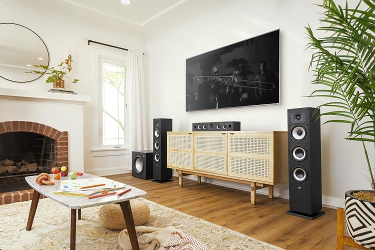 Polk Audio Monitor XT60 - Altavoz de pie | Dolby Atmos, compatible con DTS:X y Auro 3D, altavoz de agudos de 1 pulgada, woofer equilibrado dinámicamente de 6.5 pulgadas