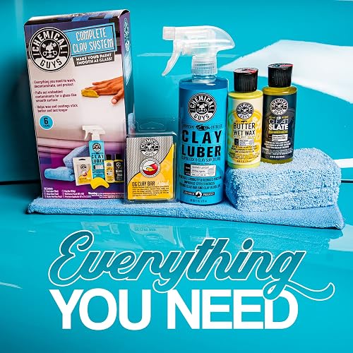 Chemical Guys Sistema Completo de Arcilla para Automóviles, Camiones, Todoterrenos y Motocicletas, Kit