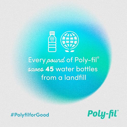 Fairfield The Original Poly-Fil Relleno De Fibra De Poliéster | 32 oz, alta calidad, para almohadas, animales de peluche, decoraciones