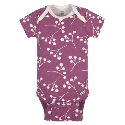 Grow by Gerber Baby-girls - Body orgánico de manga corta (5 unidades)