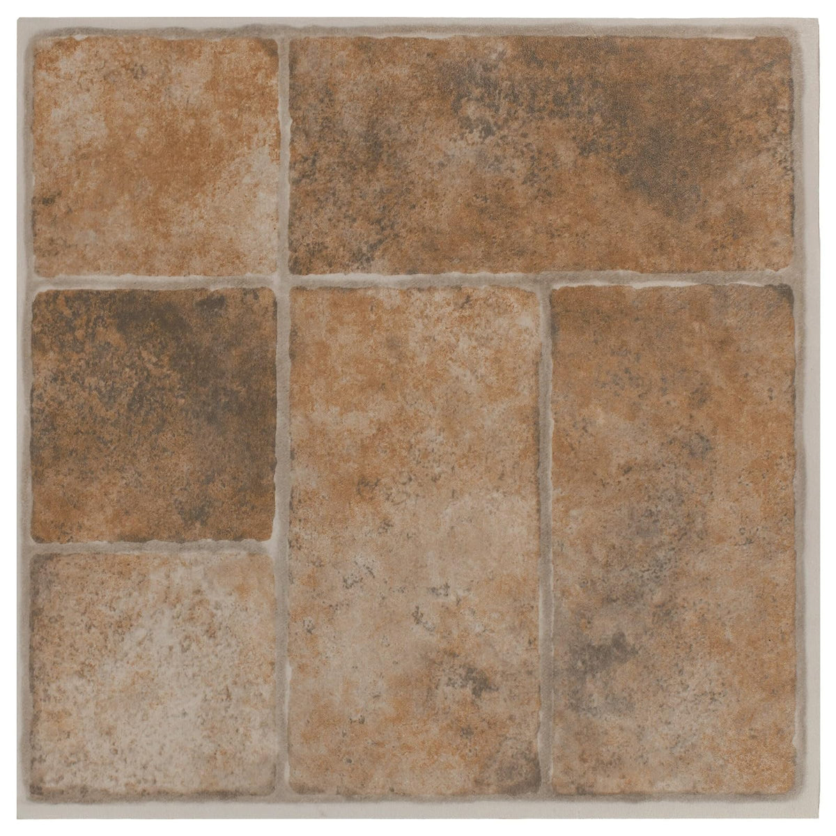 Achim Nexus Azulejos Autoadhesivos de Vinilo, 30.5 x 30.5 cm, Paquete de 20 - Granito de cuarosa - Aspecto de azulejo