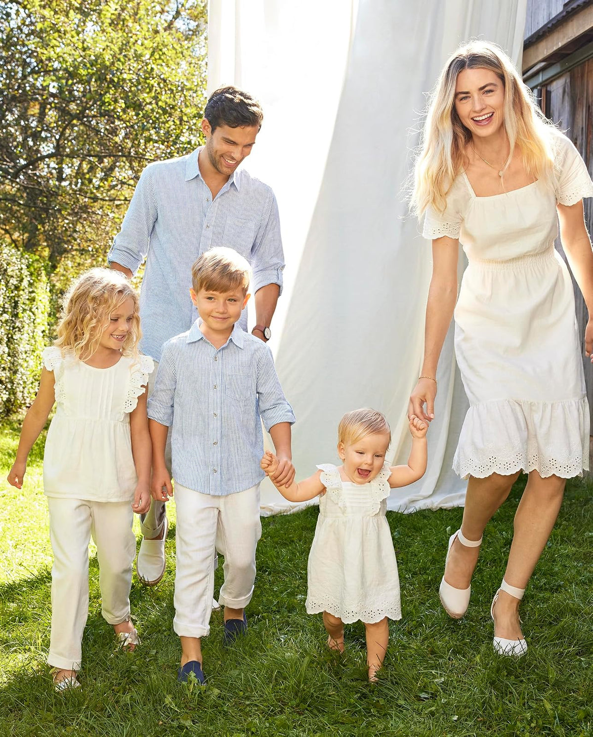 Gymboree Y Pantalones de Lino con cordón para niños pequeños PantalonesNiños