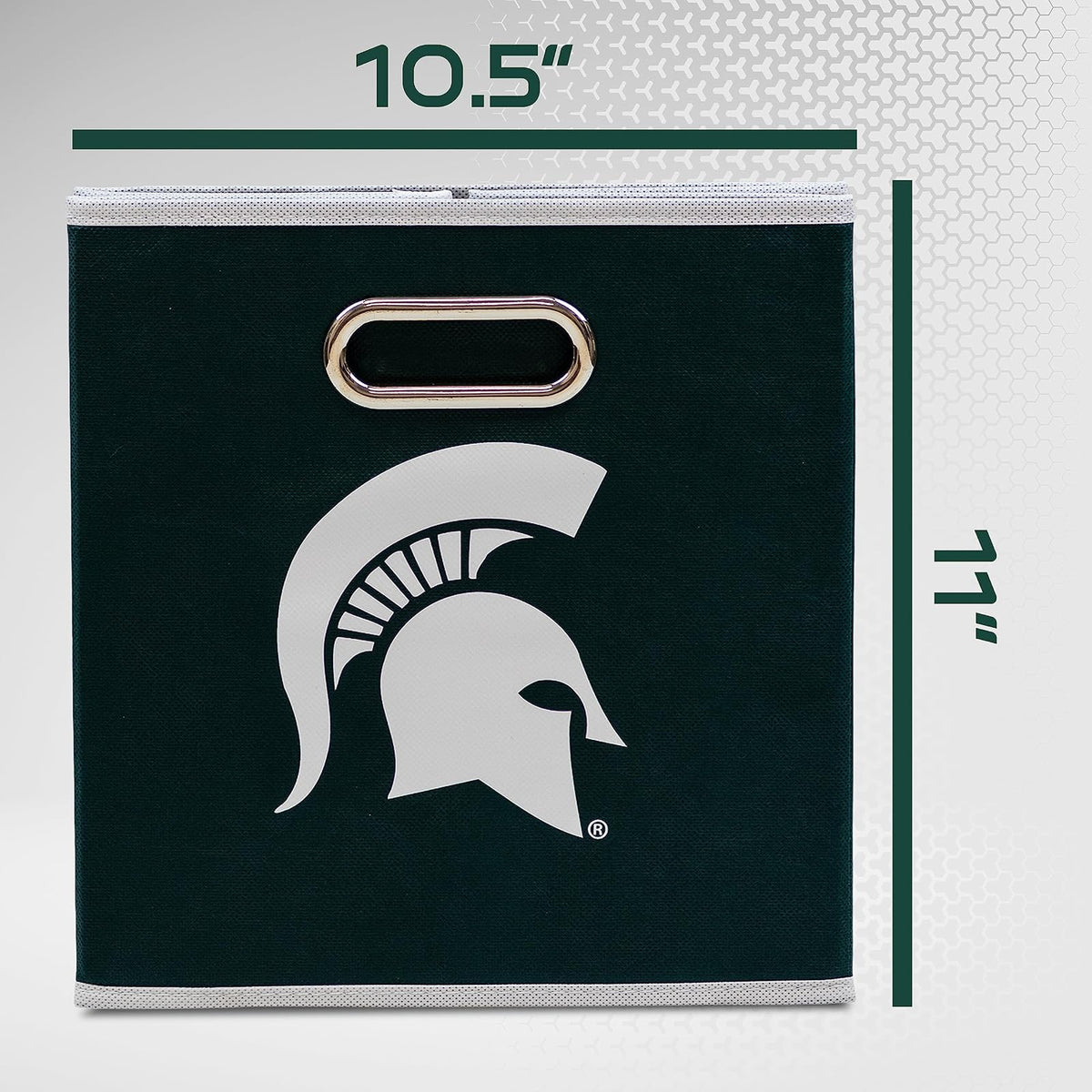 Franklin Sports NCAA College Team - Cubos de Almacenamiento de Tela Hechos para Adaptarse a organizadores de contenedores de Almacenamiento (11 x 10.5 x 10.5)
