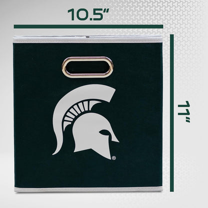 Franklin Sports NCAA College Team - Cubos de Almacenamiento de Tela Hechos para Adaptarse a organizadores de contenedores de Almacenamiento (11 x 10.5 x 10.5)