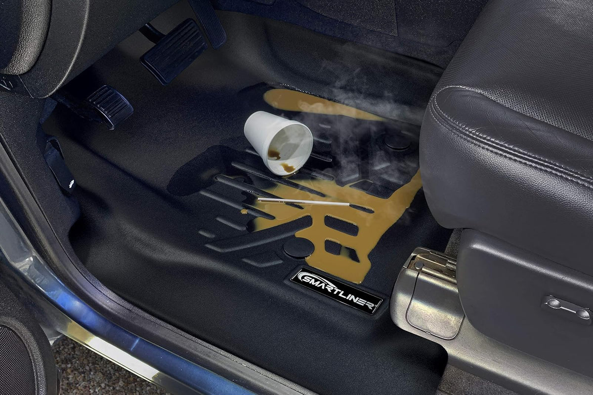 SMARTLINER Juego de Alfombrillas de 3 Filas de Ajuste Personalizado Compatible con Cadillac XT6 2020-2025