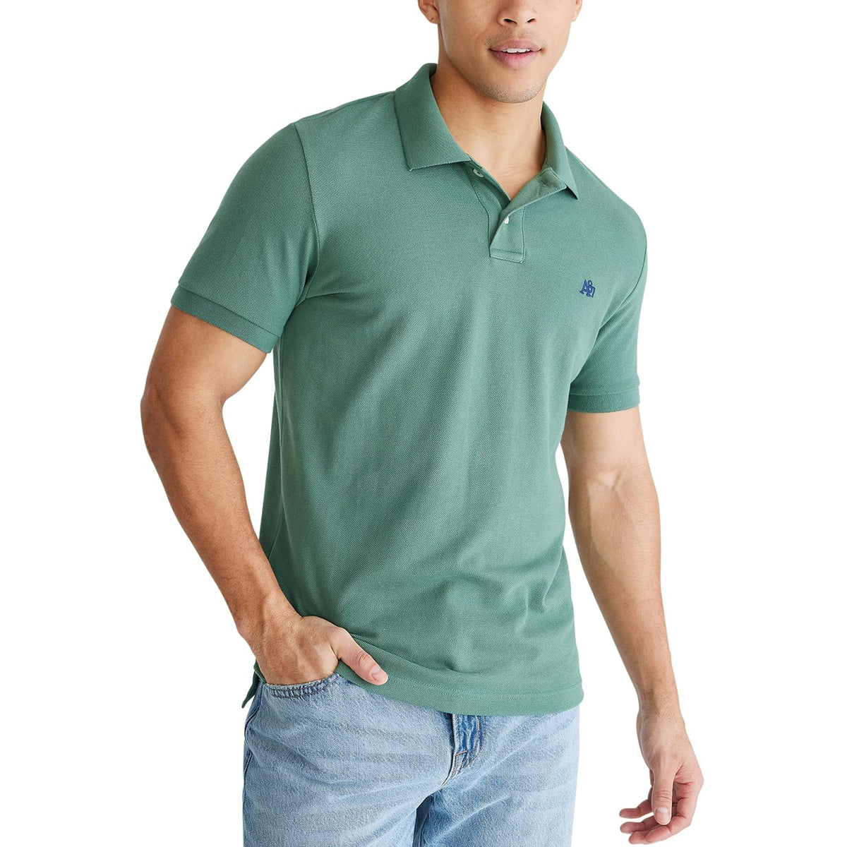 Aeropostale Polo de Piqué para Hombre - CH - Línea de árbol