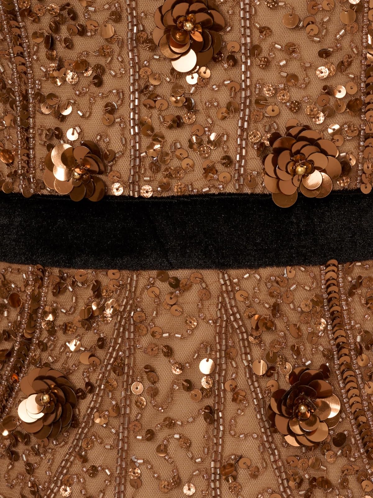 Adrianna Papell Beaded Halter Long Dress Vestido para ocasión Especial Mujer