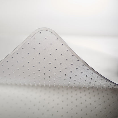 Deflecto SuperMat – Alfombra Transparente para Silla, Uso de Alfombra de Pelo Medio, Rectangular, Borde Biselado, 46 x 60 Pulgadas (CM14443FCOM)