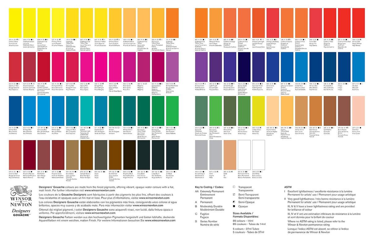 Winsor & Newton Designers Tubo de pintura Gouache, Tubo 14 ml, Magenta crinacridona, 14-ml Tube, 1