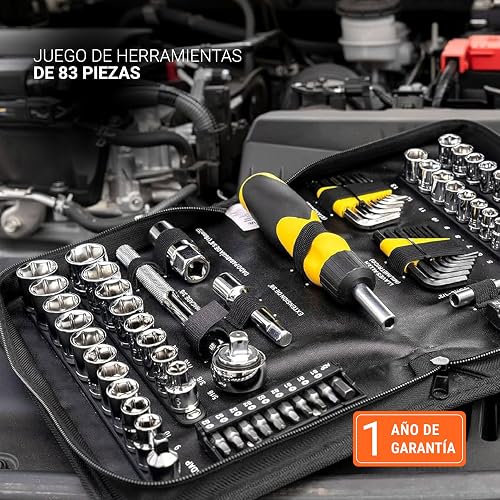 Pretul SET Juego de herramientas para mecánica, 83 piezas