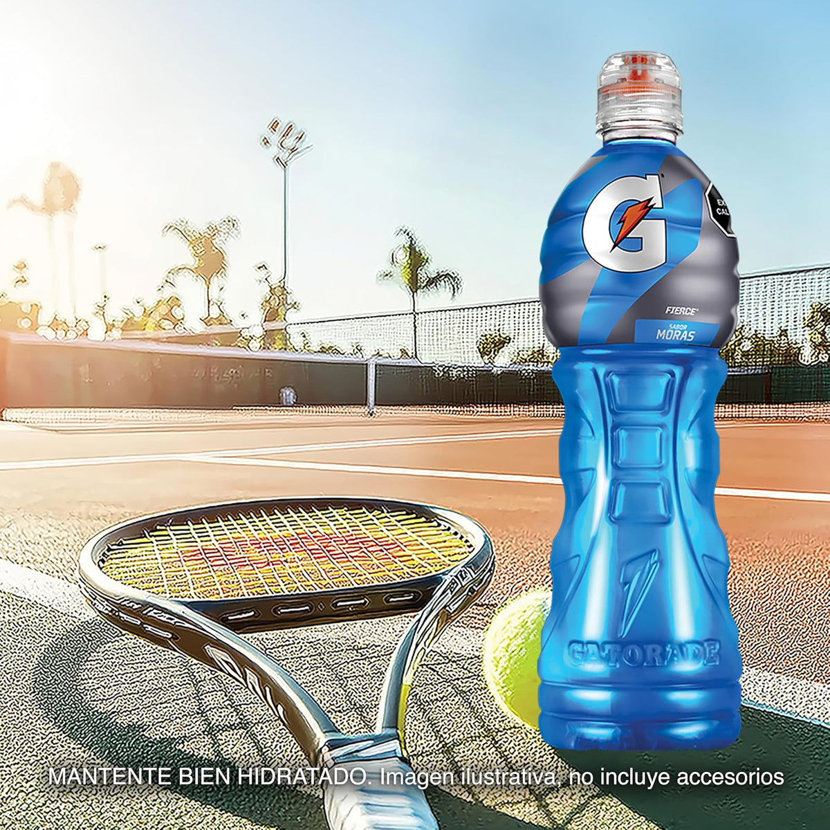 Gatorade Fierce, Sabor a Moras, 6 Pack, 1L