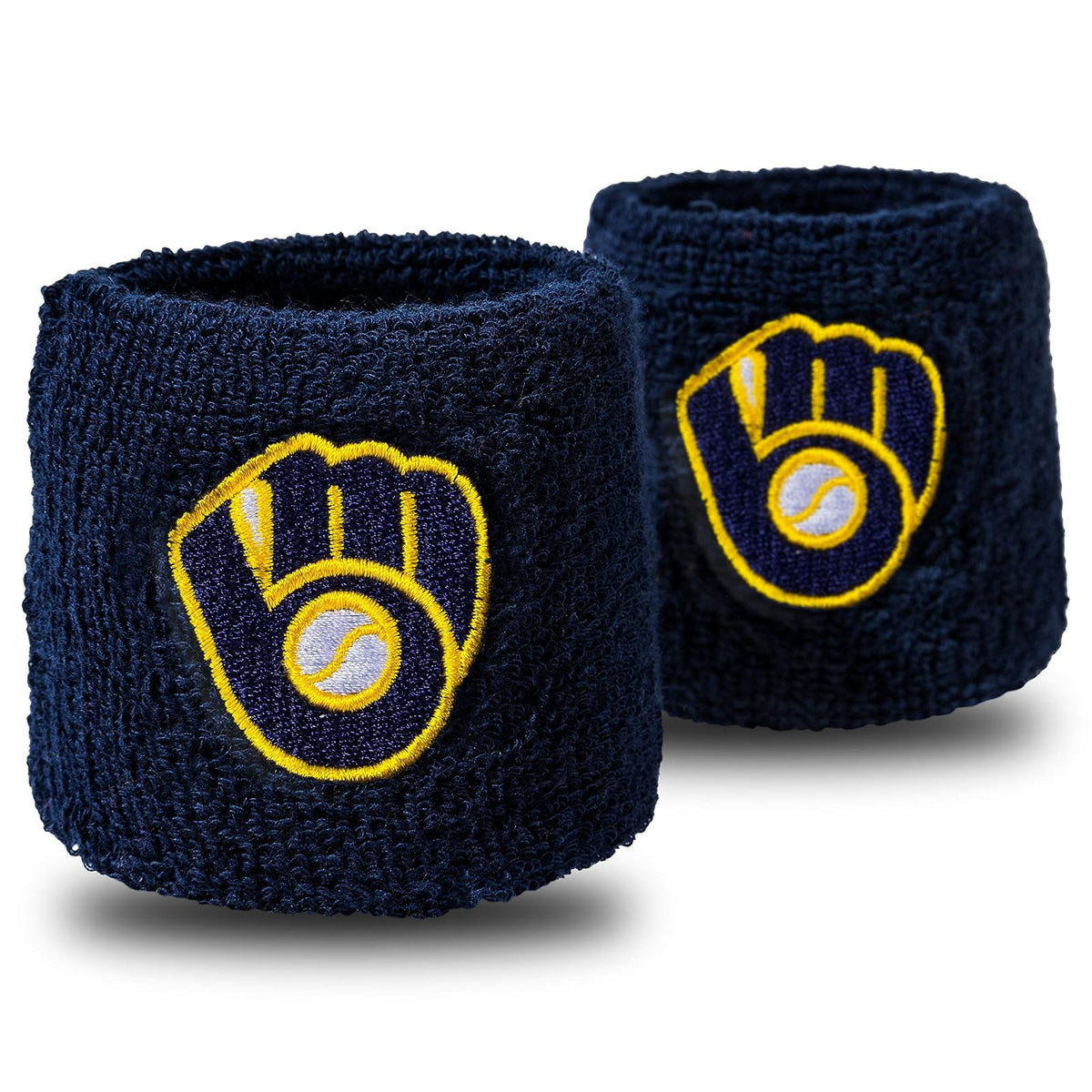 Franklin Sports Muñequeras MLB con Licencia Oficial - Milwaukee Brewers