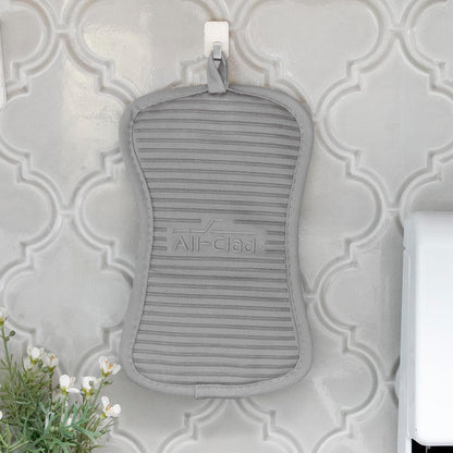 All-Clad - Soporte para ollas de alta calidad y almohadilla caliente: resistente al calor hasta 500 grados, 100% algodón, almohadilla caliente de 10 x 6.2 pulgadas, para cocina y barbacoa, paquete de