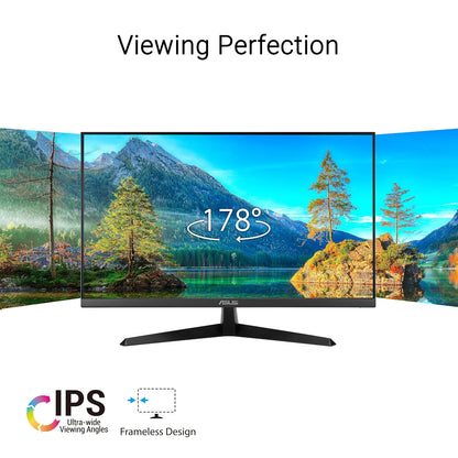 ASUS VY279HGR Monitor 27 Pulgadas Full HD 120Hz IPS HDMI para PC Gamer FPS | 27", IPS FHD 1920x1080, 120Hz, 1ms MPRT, Adaptive-Sync, superficie antibacterial, Eye Care+, Flicker-free y luz azul baja
