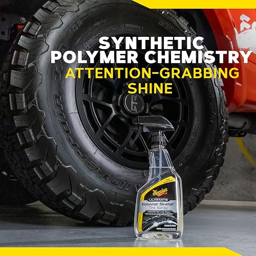 Meguiar's, Ultimate Insane Shine - Limpiador de Ruedas y Neumáticos, G250816, 16 onzas