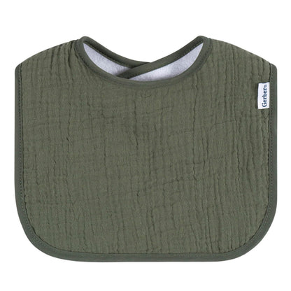 Gerber Muslin 8 Pack Drooling Bibs Babero babero Unisex bebé
