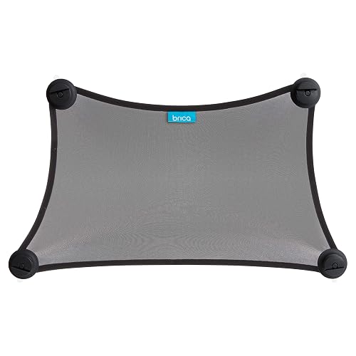 Munchkin Brica Stretch to Fit - Parasol para ventana de automóvil, ayuda a bloquear los rayos UVA/UVB, Negro, 1 Unidad (Paquete de 1)