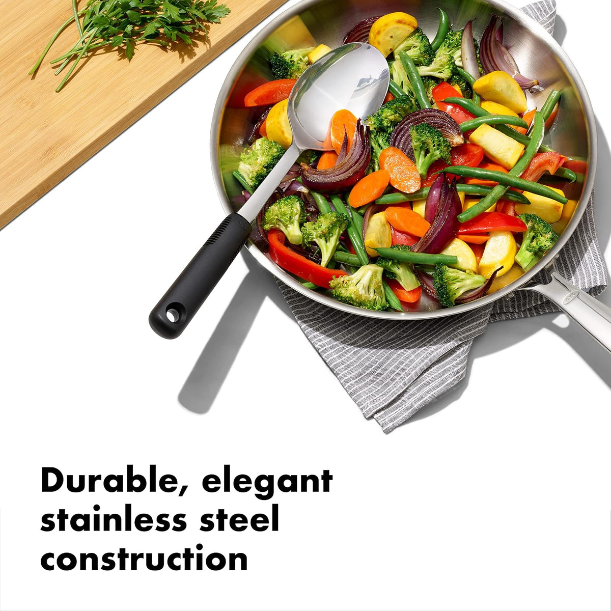 OXO Good Grips - Juego de 6 herramientas de cocina de acero inoxidable