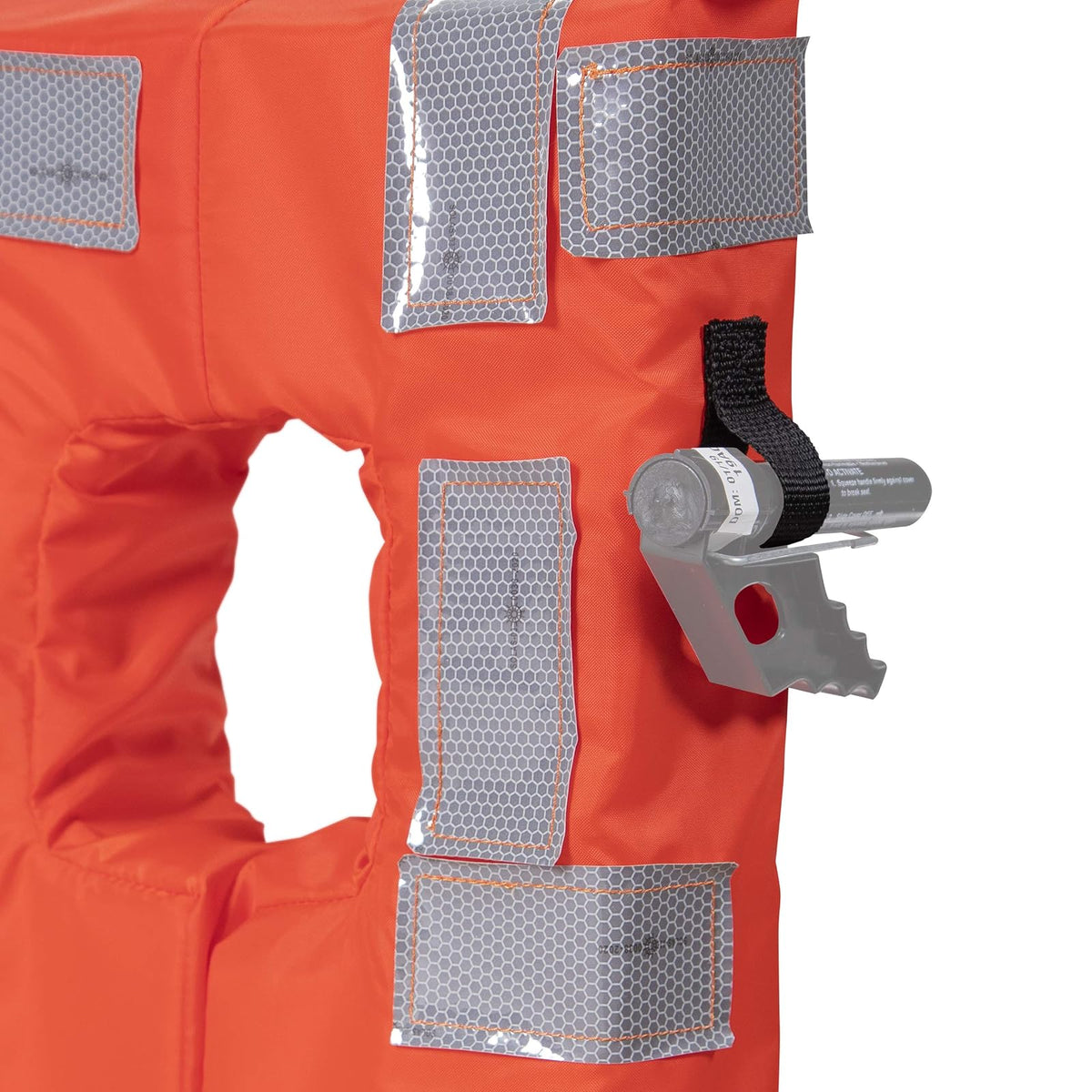 SEACHOICE Chaleco Comercial Offshore Tipo I, Naranja Fluorescente, Paneles Reflectantes